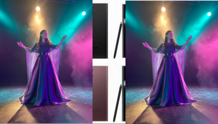 مغنية الاوبرا نور درويش في اعلان سامسونغ: كونوا أحرار باختيارتكو